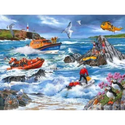 House of Puzzles Against The Tide - 1000 Piece Jigsaw Puzzle