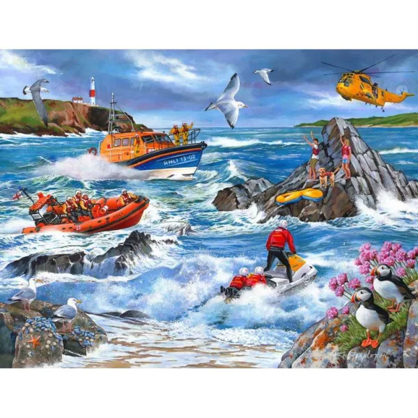 House of Puzzles Against The Tide - 1000 Piece Jigsaw Puzzle