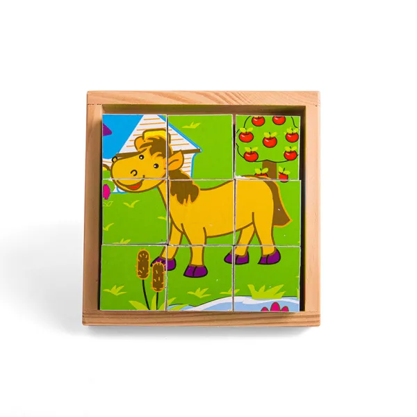 Bigjigs Toys Animal Cube Puzzle