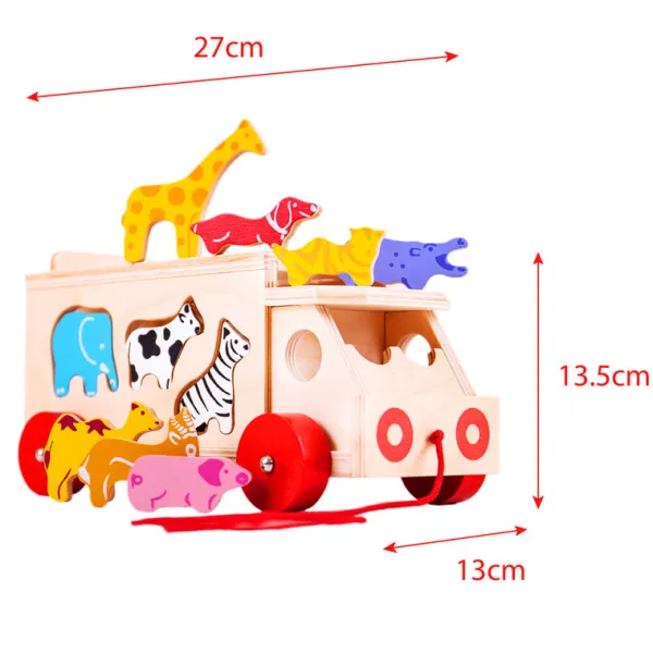 Bigjigs Toys Animal Shape Lorry