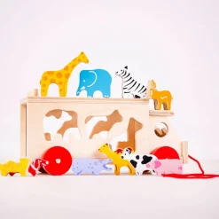 Bigjigs Toys Animal Shape Lorry