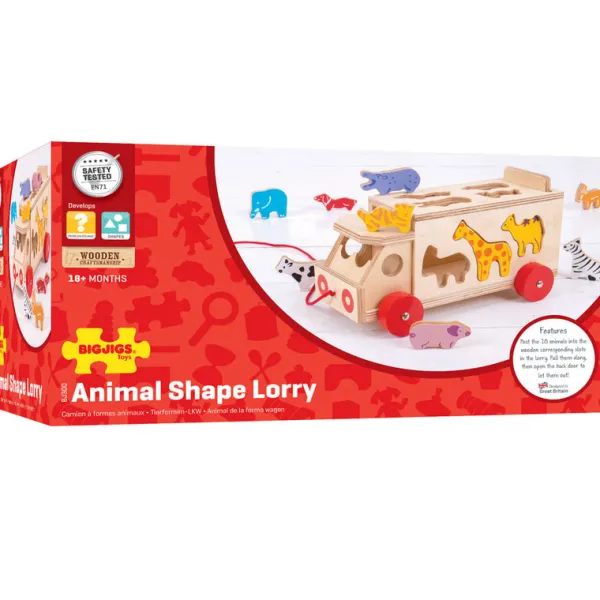 Bigjigs Toys Animal Shape Lorry