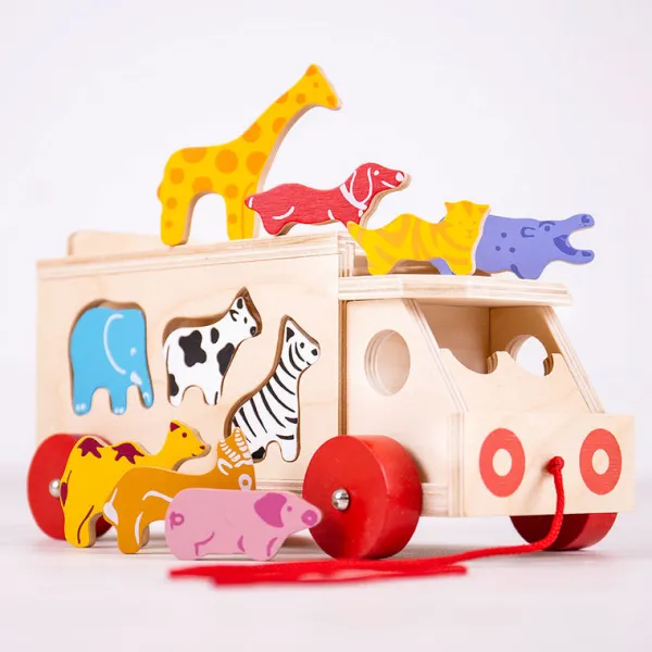 Bigjigs Toys Animal Shape Lorry - DAMAGED BOX
