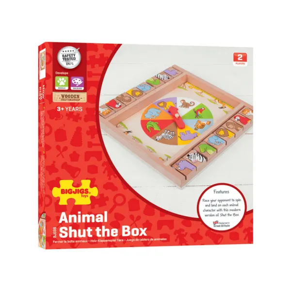 Bigjigs Toys Animal Shut the Box