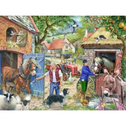 House of Puzzles Appletree Lane - 1000 Piece Jigsaw Puzzle