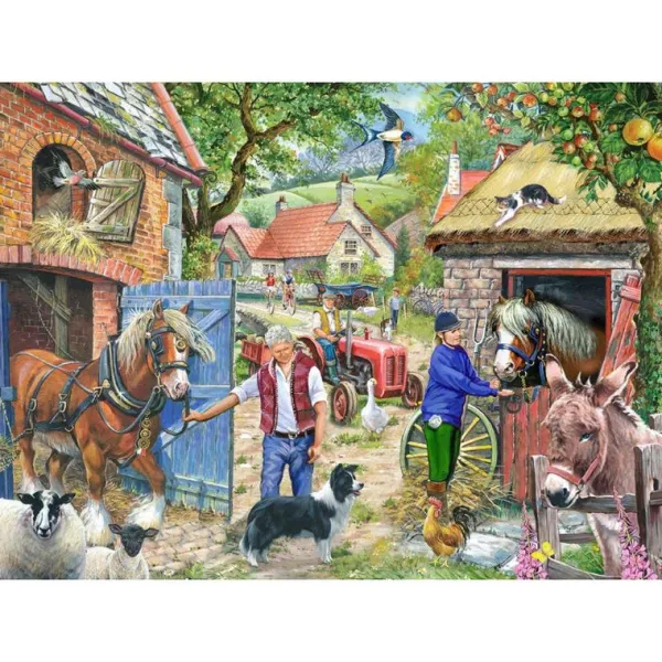 House of Puzzles Appletree Lane - 1000 Piece Jigsaw Puzzle