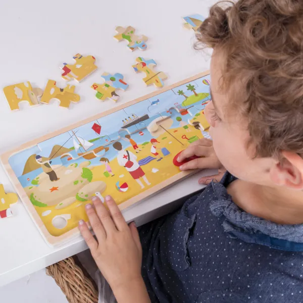 Bigjigs Toys At The Seaside Puzzle