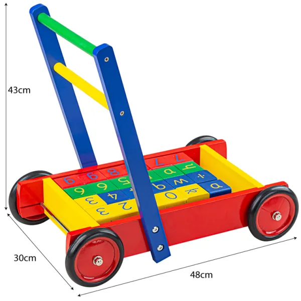 Tidlo Babywalker with ABC Blocks