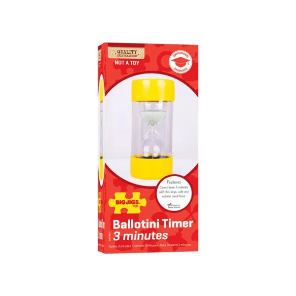 Bigjigs Toys Ballotini Timer (3 Minutes)