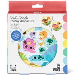 Tiger Tribe Bath Book - Messy Dinosaurs