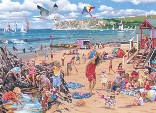 House of Puzzles Beach Break - BIG 500 Piece Jigsaw Puzzle