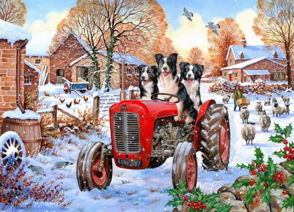 House of Puzzles Beau, Belle & Bramble - 1000 Piece Jigsaw Puzzle