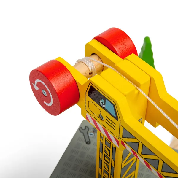 Bigjigs Rail Big Yellow Crane