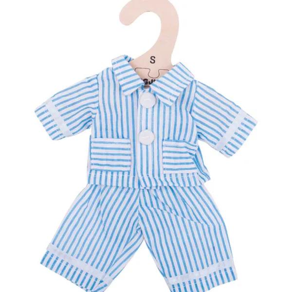 Bigjigs Toys Blue Pyjamas (for Size Small Doll)