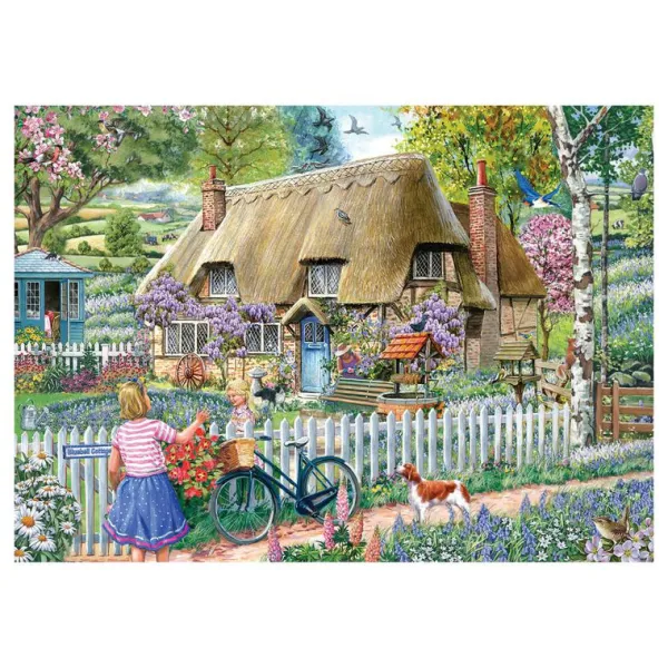 House of Puzzles Bluebell Cottage 1000 Piece Puzzle
