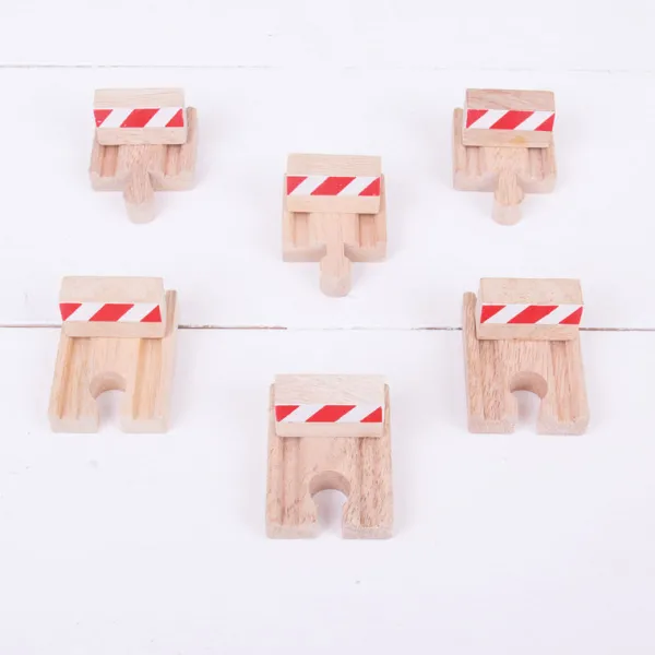 Bigjigs Rail Buffers (Pack of 6)