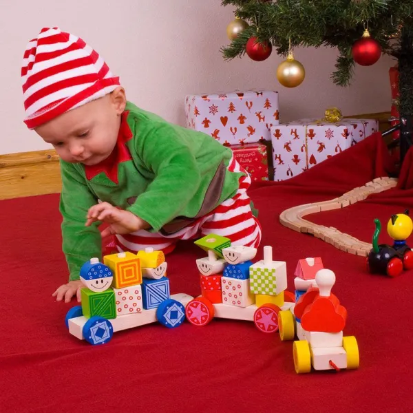 Bigjigs Baby Build Up Train