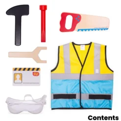 Bigjigs Toys Builder Dress Up (Without Helmet)