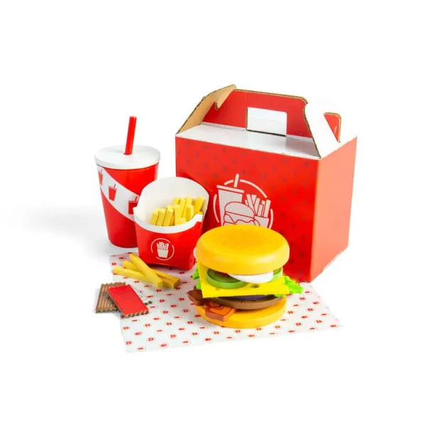 Bigjigs Toys Burger and Fries Set