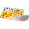 Bigjigs Toys Chunky Lift Out Safari Puzzle