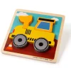 Bigjigs Toys Chunky Lift-Out Puzzle - Digger