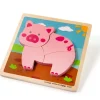 Bigjigs Toys Chunky Lift-Out Puzzle - Pig