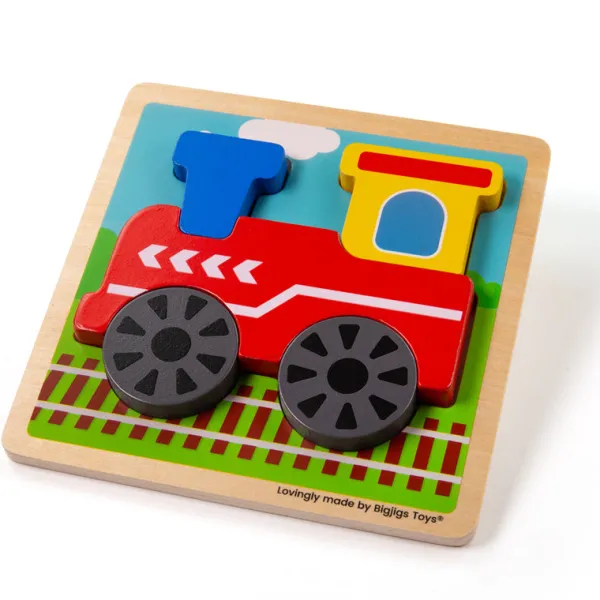 Bigjigs Toys Chunky Lift-Out Puzzle - Train