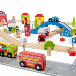 Bigjigs Rail City Road and Railway Set