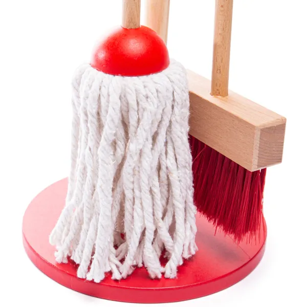 Bigjigs Toys Cleaning Set (Red)