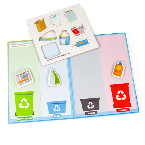Bigjigs Rail Coastal Clean Up Train Set