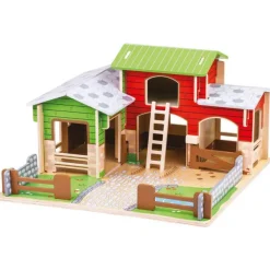 Bigjigs Heritage Playsets Cobblestone Farm