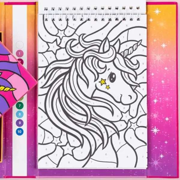 Tiger Tribe Colour by Numbers - Unicorn Dreaming