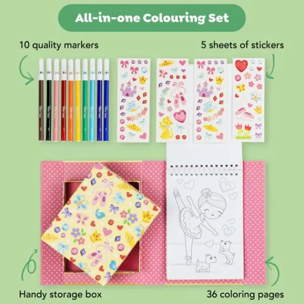 Tiger Tribe Colouring Set - Ballet
