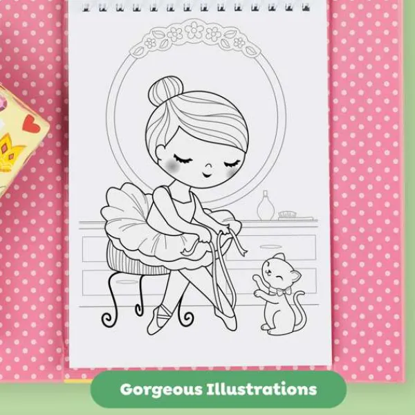 Tiger Tribe Colouring Set - Ballet