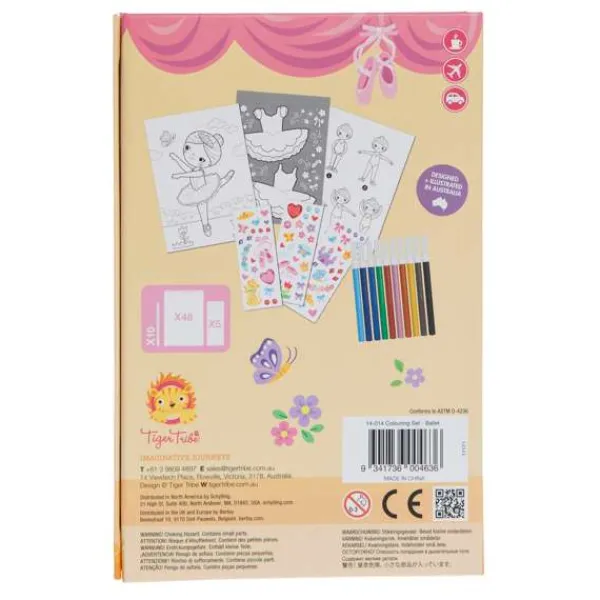 Tiger Tribe Colouring Set - Ballet