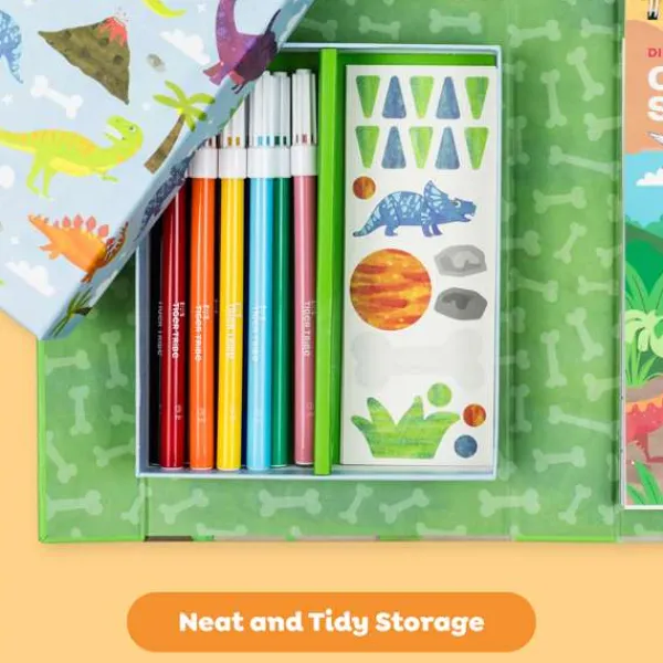 Tiger Tribe Colouring Set - Dinosaur