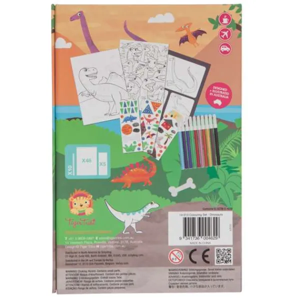 Tiger Tribe Colouring Set - Dinosaur
