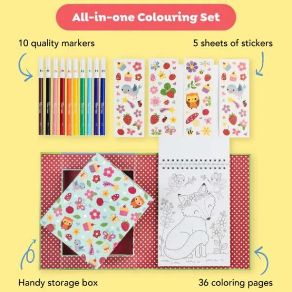 Tiger Tribe Colouring Set - Forest Fairies