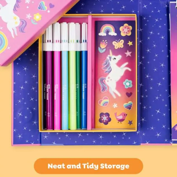 Tiger Tribe Colouring Set - Unicorn Magic