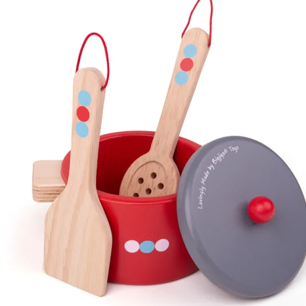 Bigjigs Toys Cooking Pans - DAMAGED BOX