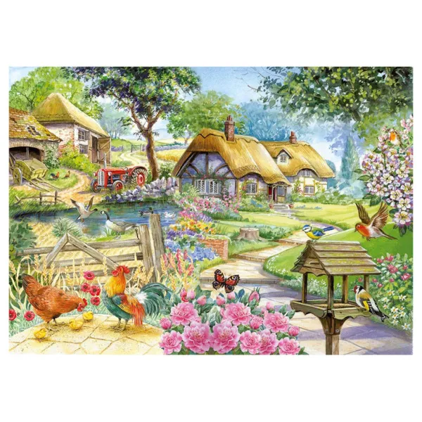 House of Puzzles Country Living - BIG 500 Piece Jigsaw Puzzle