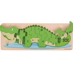 Bigjigs Toys Crocodile Number Puzzle