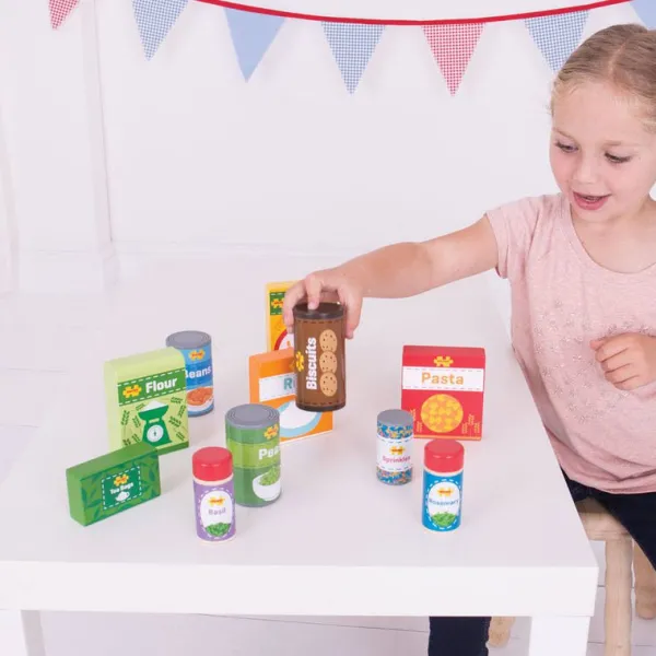 Bigjigs Toys Cupboard Groceries