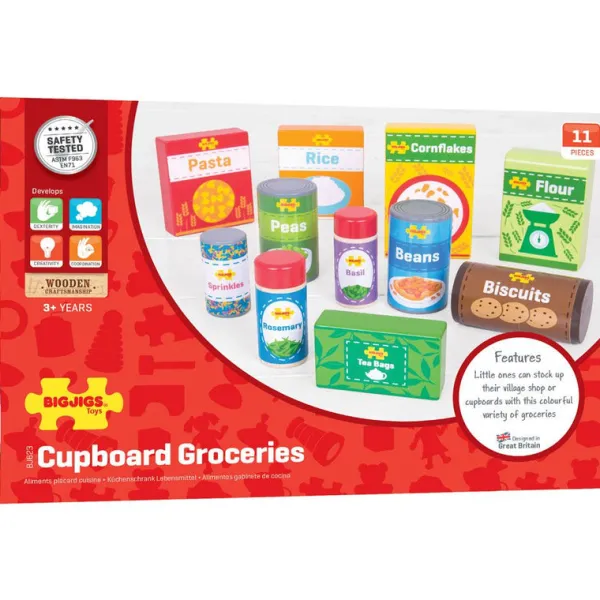 Bigjigs Toys Cupboard Groceries