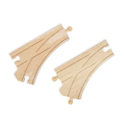 Bigjigs Rail Curved Points (Pack of 2)