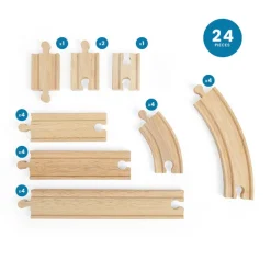 Bigjigs Rail Curves and Straights Expansion Pack
