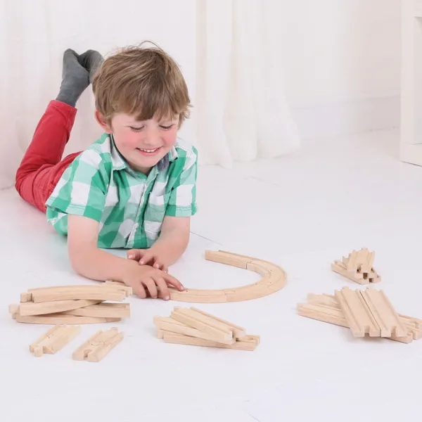 Bigjigs Rail Curves and Straights Expansion Pack
