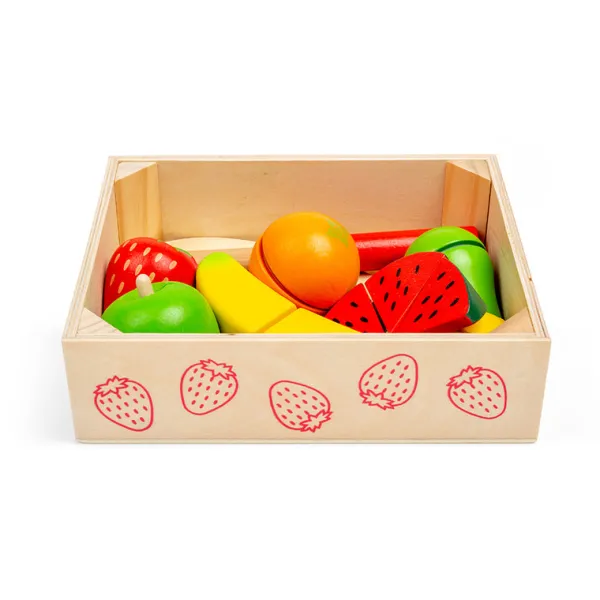 Bigjigs Toys Cutting Fruit Crate