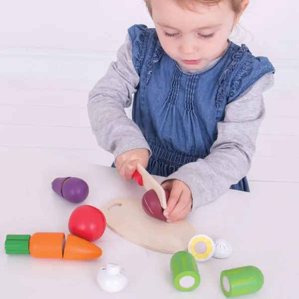 Bigjigs Toys Cutting Veg Crate