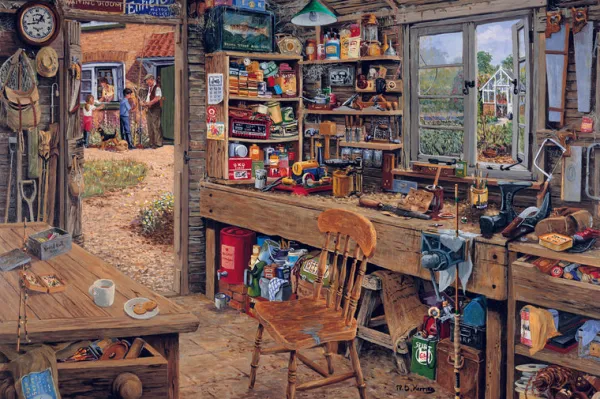 House of Puzzles Dad's Shed - 1000 Piece Jigsaw Puzzle
